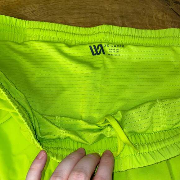 VRST Accelerate Run Shorts Size XXL Chameleon Green 5" Lined‎ Pocket NEW Men - Picture 3 of 4